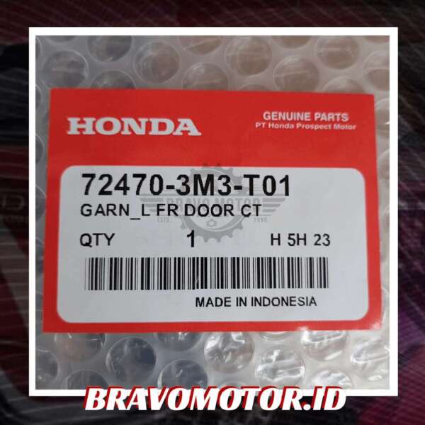 Original 72470-3M3-T01 Pillar Garnish pintu depan kiri RV3-2 Original 72470 3M3 T01 Pillar Garnish pintu depan kiri RV3