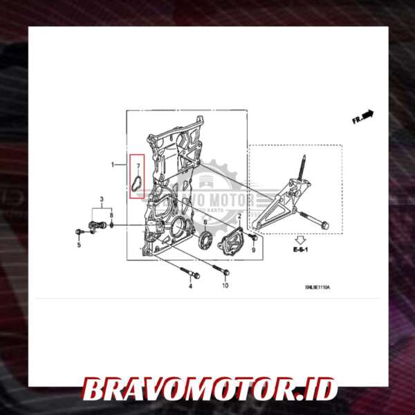 Original 91302 PNA 004 Oring Chain Case / Oring pompa oli FD2/RE3/RM3