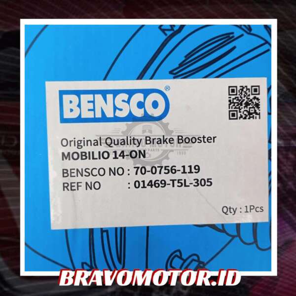 Bensco 01469 TE7 K00 01469 T5L 305 70 0756 119 Brake Booster / Booster rem DD4