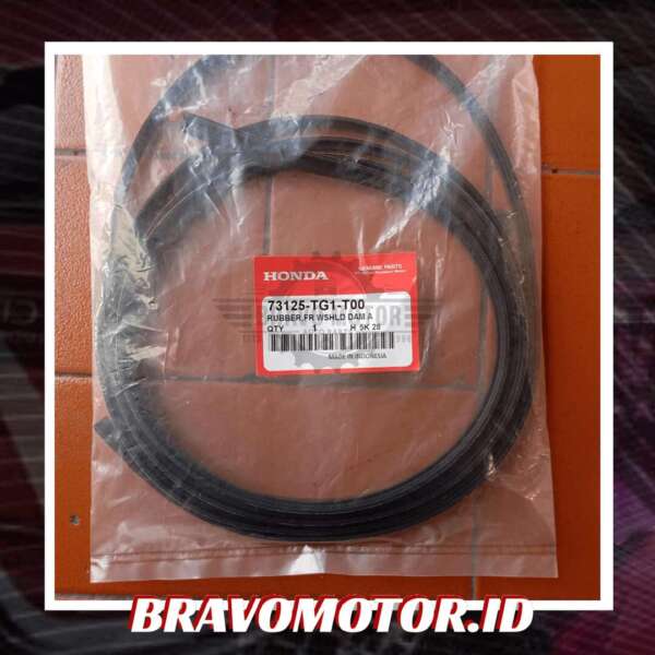 Original 73125 TG1 T00 RUBBER A, depan. WINDSHIELD DAM DD4