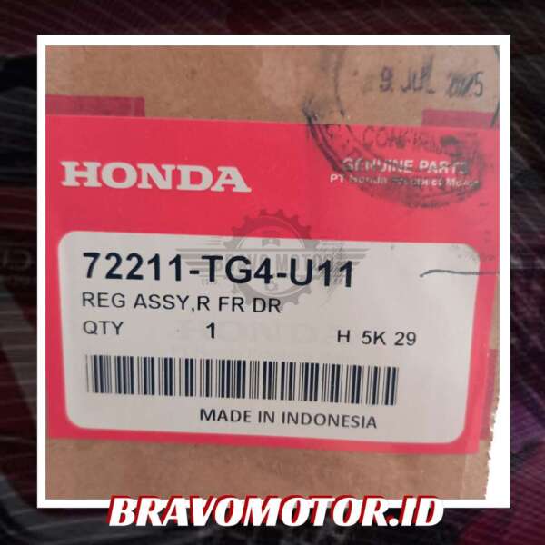 Original 72211 TG4 U11 Regulator window depan kanan DD1