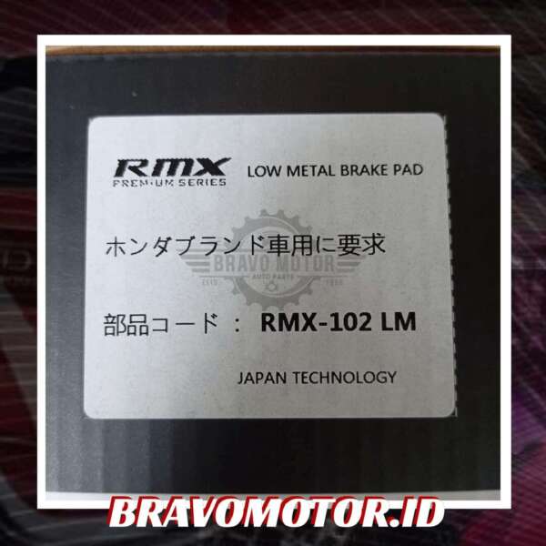 RMX 45022 TG4 T01 RMX 102LM Kampas rem depan DD1