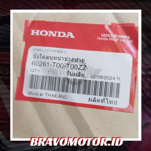 Original 60261 T00 T00ZZ Panel Fender depan kiri GN5