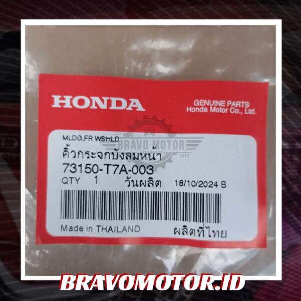 Original 73150 T7A 003 MOLDING depan WINDSHIELD RU1/RU5