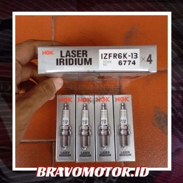 Import NGK 12290 RB1 003 IZFR6K13 Spark plug/Busi Laser Iridium 4 pcs/set