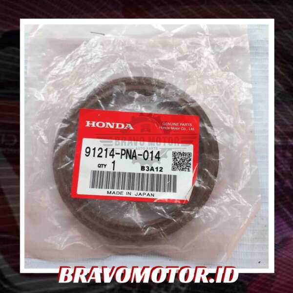 Original 91214 PNA 014 (Substitusi 91214 PWA 003(Y01)/91214 RB0 003) 80X98X10 Seal crankshaft belakang