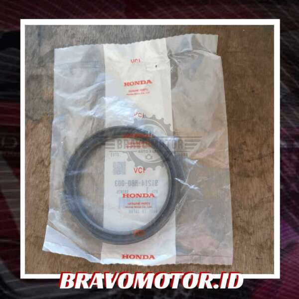 Original 91214 RB0 003 (Substitusi 91214 PWA 003(Y01)/91214 PNA 014) 80X98X10 Seal crankshaft belakang