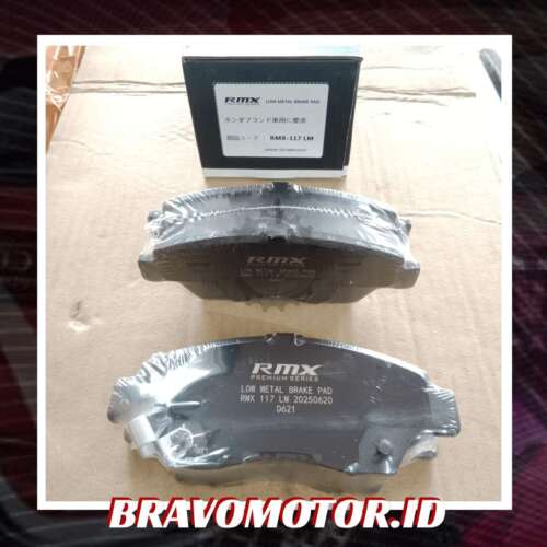 RMX 45022-S5B-J01 RMX-117LM Kampas rem depan-1 RMX 45022 S5B J01 RMX 117LM Kampas rem depan