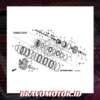 Original 90613 P4V 000 150mm Circlip Internal GD3/GD8