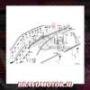 Original 73153-T0A-T01 Molding Drip Side kanan RM3|16-17-3 Original 73153 T0A T01 Molding Drip Side kanan RM3|16 17
