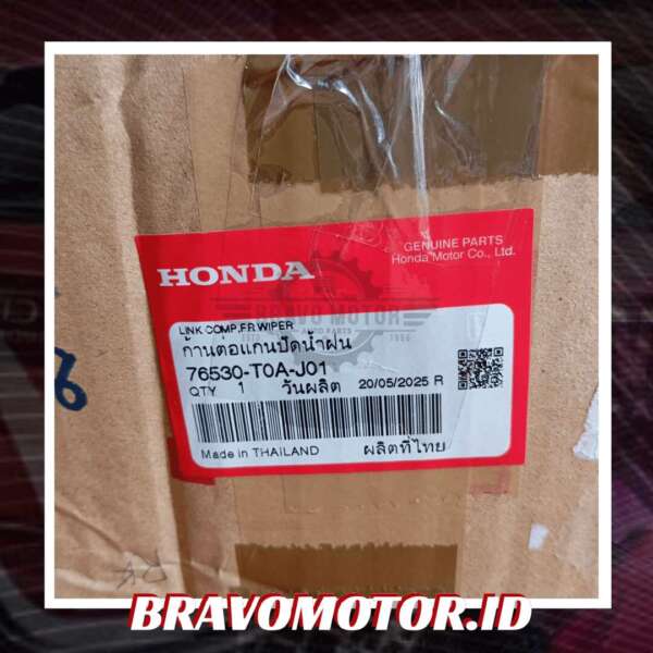 Original 76530 T0A J01 Link Wiper Depan RM1
