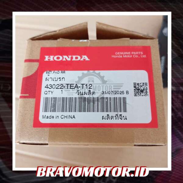 Original 43022 TEA T12 Kampas rem belakang FC1