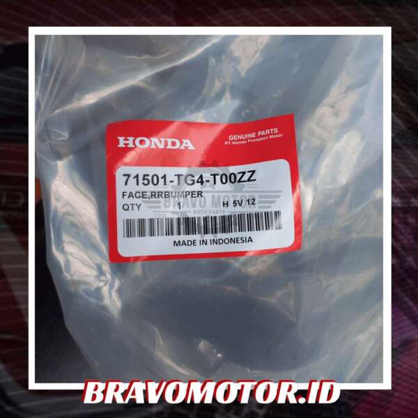 Original 71501 TG4 T00ZZ Face bumper belakang DD1