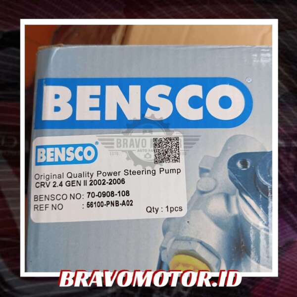 Bensco 56100 PNB A02 70 0908 108 Pipa Lurus Pompa Power Steering Pump RD4/RD5/CM5/S84