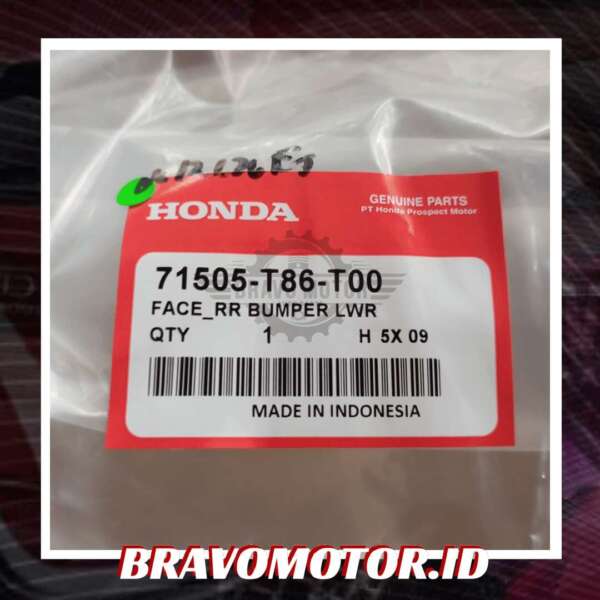 Original 71505 T86 T00 Face Bumper Lower belakang DG3