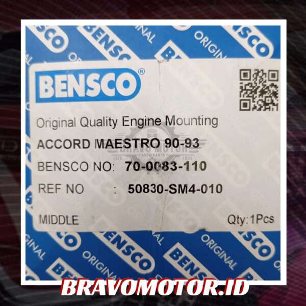 Bensco 50830 SM4 010 70 0083 110 Engine mount depan manual SM4