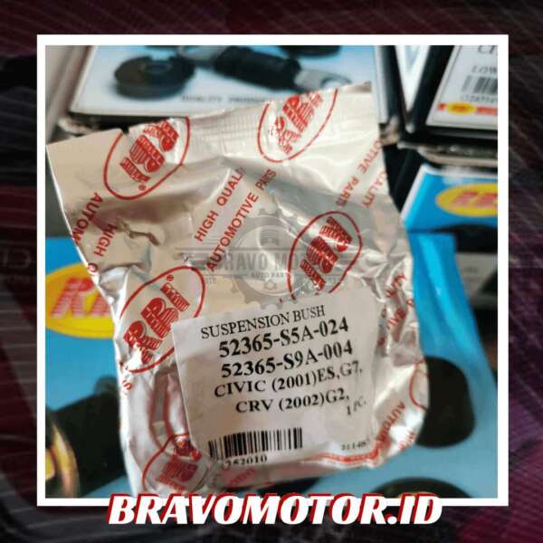 RBI 52365 S5A 024/52365 S9A 004 ID11.75mm Bush arm belakang bawah OUTER (karet) ES1/RD4/RN1/RN3