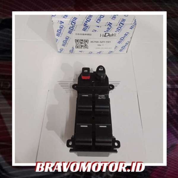 Hideki 35750 SZY T01 Saklar window depan kanan 6 Tombol GB3