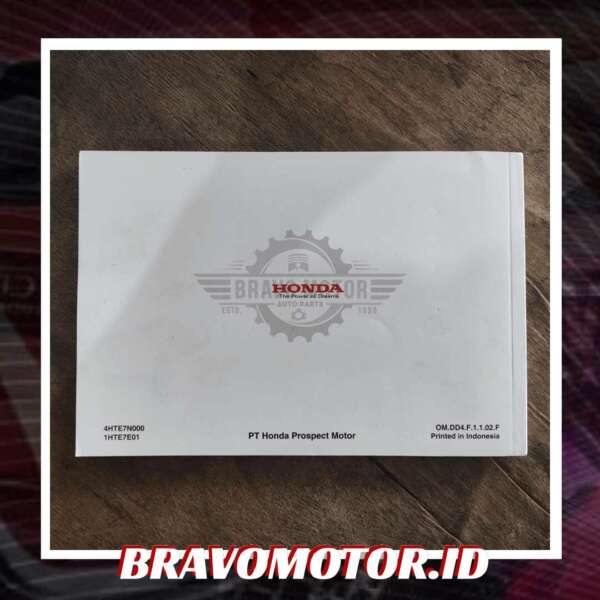 Original Manual book / Buku panduan DD4