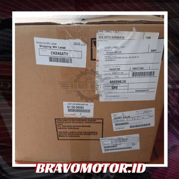 Original 81130 0K580 Head lamp kanan Innova Reborn 2023
