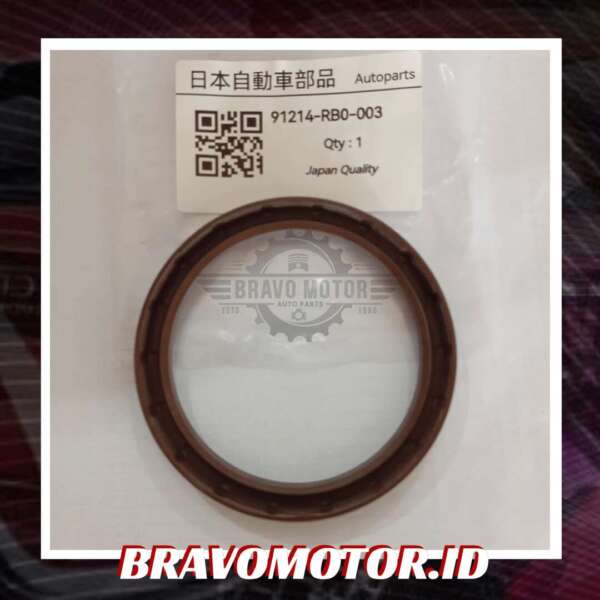 NoBrand 91214 RB0 003 (Substitusi 91214 PWA 003(Y01)/91214 PNA 014) 80X98X10 Seal crankshaft belakang