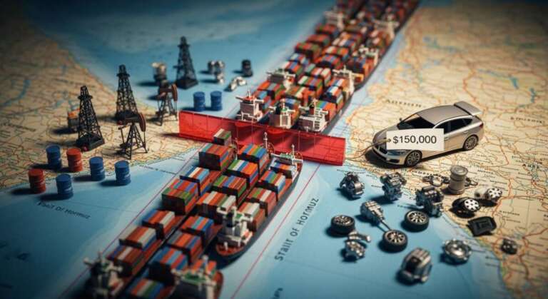 If Iran Blocks This Tiny Strait, Your Next Car Could Cost Thousands More