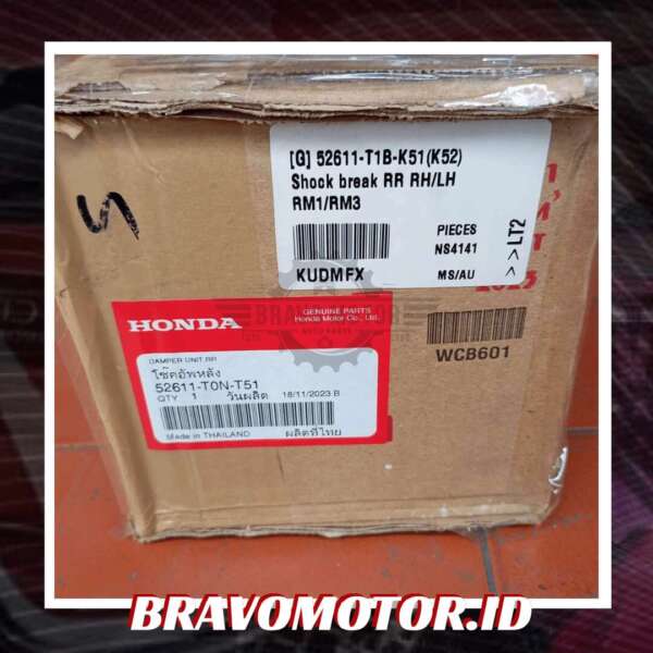 Original 52611 T0N T51 (Substitusi 52611 T1B K51(K52)) Shock break belakang kanan atau kiri RM1/RM3