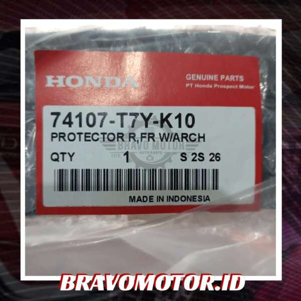 Original 74107 T7Y K10 Protector wheel arch depan kanan RU1/RU5