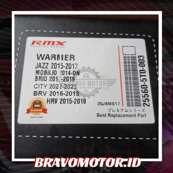 RMX 25560 5T0 003 Warmer CVTF/Oil Cooler DD4/RU1/GK5/GM6