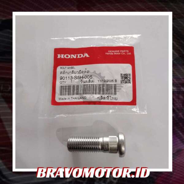 Original 90113 S5H 005 43mm Baut roda / Bolt Wheel DD/DG/GN5/FD/FB/FC/FK/RU/RV