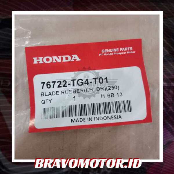 Original 76722 TG4 T01 250mm 10in Karet wiper belakang DD1