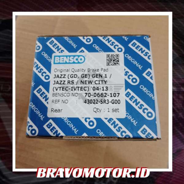 Bensco 43022 SR3 G00(G01/G01L) Kampas rem belakang