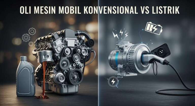 Oli Mesin Mobil Konvensional vs Listrik