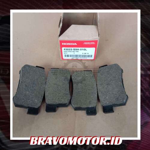 Original 43022-S9A-010L/43022-T2M-T00 Kampas rem belakang RD4/RD5/RE1/RE3/RM1/RM3-1 Original 43022 S9A 010L/43022 T2M T00 Kampas rem belakang RD4/RD5/RE1/RE3/RM1/RM3