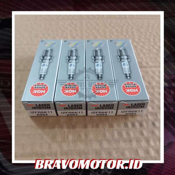 Import NGK IZFR6K11 Spark plug/Busi Laser Iridium 4 pcs/set