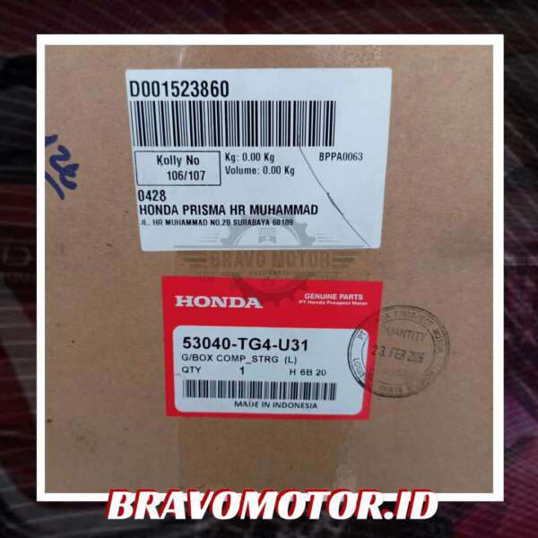 Original 53040-TG4-U31 Rack steer assy DD1-2 Original 53040 TG4 U31 Rack steer assy DD1