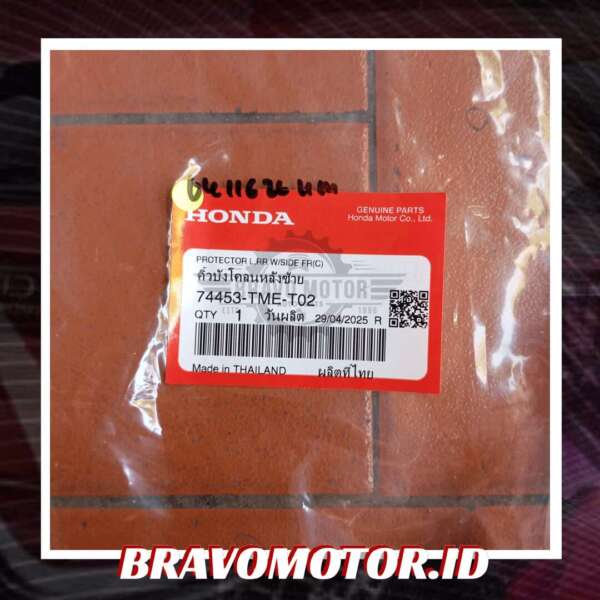 Original 74453 TME T02(T01) Protector wheel arch belakang kiri RW1/RW3