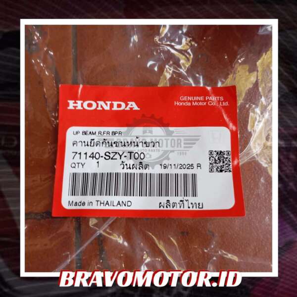 Original 71140 SZY T00 Bracket headlight / BEAM BUMPER atas depan kanan GB3