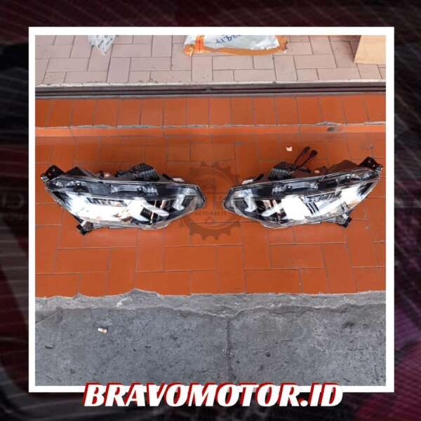 NoBrand 33100 TEC Q01&33150 TEC Q01 Variasi Lambo Style Head lamp kiri&RH FK4