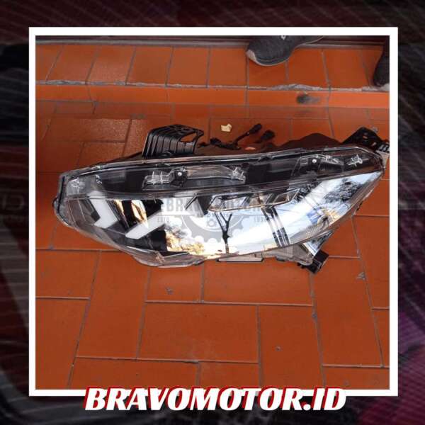 NoBrand 33100 TEC Q01&33150 TEC Q01 Variasi Lambo Style Head lamp kiri&RH FK4