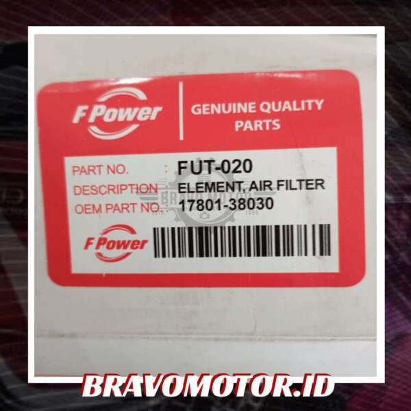 FPower 17801 38030 FUT 020 Filter udara Land Cruiser