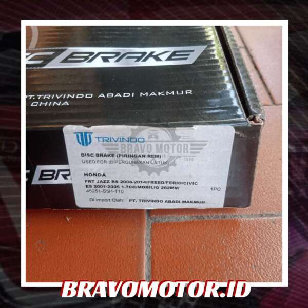 Trivindo 45251 S5H T10 Disk brake depan GE8/GK5/DD4/GB3