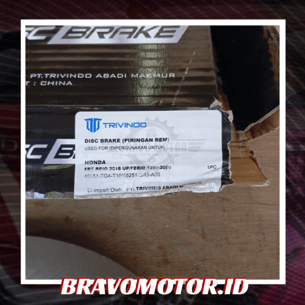 Trivindo 45251 TG4 T10(T00)/45251 SR3 A00 240mm Disk brake depan