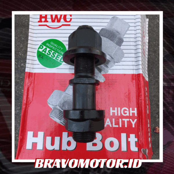 HWC FN62 Include Nut Belakang Baut roda / Bolt Wheel FighterX