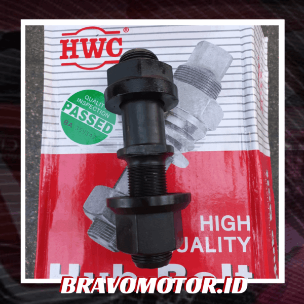 HWC FN62 Include Nut Belakang Baut roda / Bolt Wheel FighterX